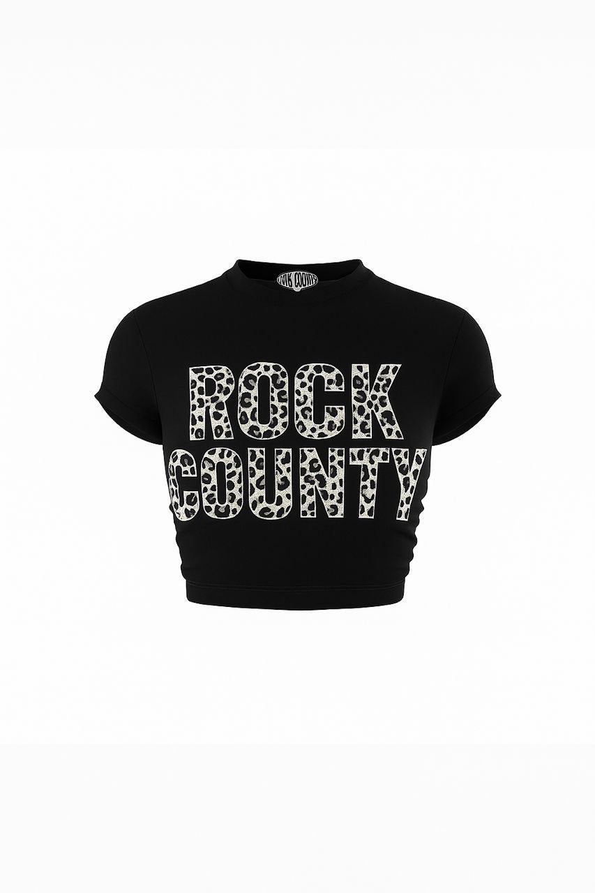 RockCounty Cheetah Baby tee