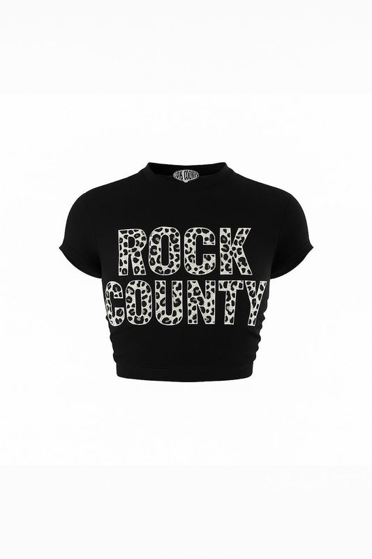 RockCounty Cheetah Baby tee