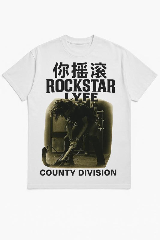 RockCounty RockStarlyfe Tee – White Edition